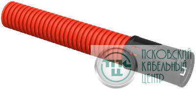 Труба гофрированная двустенная ПНД гибкая d50мм красн. (уп.150м) IEK CTG12-050-K04-150-R