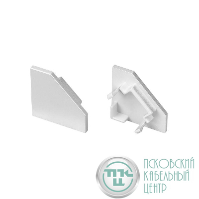 Заглушка SL-KANT-H18 FLAT глухая пластик (комплект) Arlight 049043
