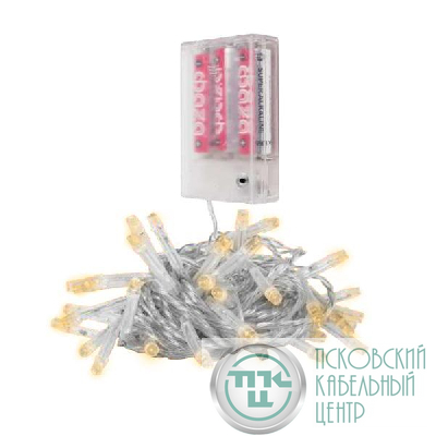 Гирлянда DC-G01-80Y 80LED 7.8м 8реж. 3xAA (не в компл.) желт. ФАZА 5047730