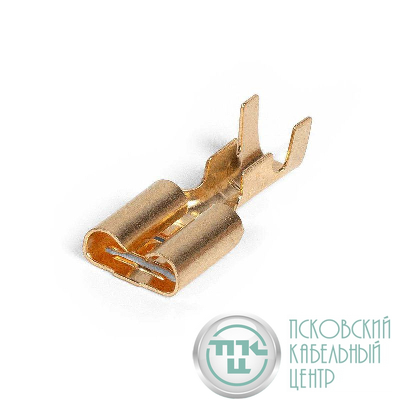 Разъем плоский неизолир. "мама" РП-М 2.5–(6.3) (уп.100шт) КВТ 109246