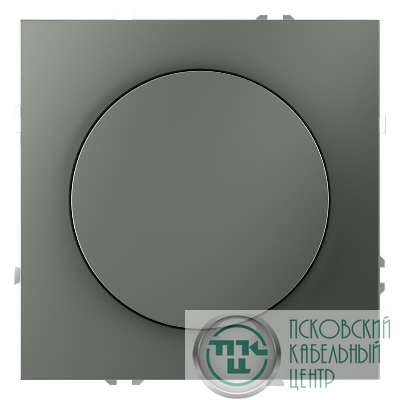 Светорегулятор поворотно-нажимной СП S70 600Вт механизм титан Voltum VLS070306