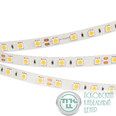 Лента светодиодная RT-B60-10mm 24V Cool 8000К 14.4Вт/м IP20 5060 (уп.5м) Arlight 013757(2)