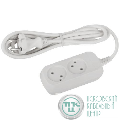 Удлинитель 2х1.5м без заземл. ПВС 2х0.75 UDL-10-215 Greenline Эра Б0065055