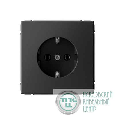 Розетка ArtGallery 16А с заземл. быстрозажим. клем. механизм базальт SE GAL001443S