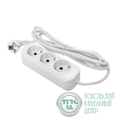 Удлинитель 3х5м с заземл. 16А IP20 Эксперт 3.0кВт ПВС 3х1 PROxima EKF UBA16-310-3-05