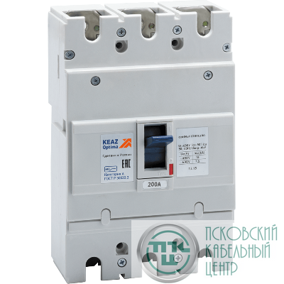 Выключатель авт. OptiMat E250L200 УХЛ3 КЭАЗ 100011