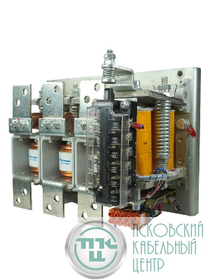 Контактор вакуумный КВТ-1.14-5/630-3 У3 3п 630А кат. 380В 3НО+2НЗ IP00 без реле Электротехник ET557373