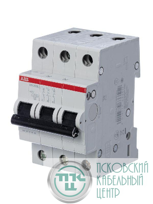 Выключатель автоматический модульный 3п C 6А 4.5кА SH203L C6 ABB 2CDS243001R0064