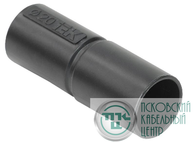 Муфта труба-труба GI20G черн. ELASTA IEK CTA10D-GIG20-K02-100