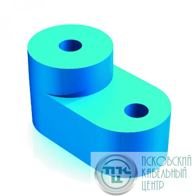 Изолятор угловой ИУ-101 для нулевой шины син. DEKraft 32253DEK