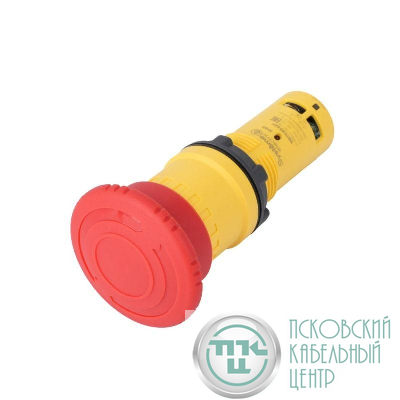 Кнопка аварийного останова SB7 моноблочная 22мм d40 повернуть для возвр. пластик 1НЗ IP6 красн. SE SB7ES542P