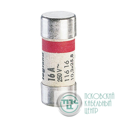 Вставка плавкая бытовая 10х25.8 16А без инд. Leg 011616
