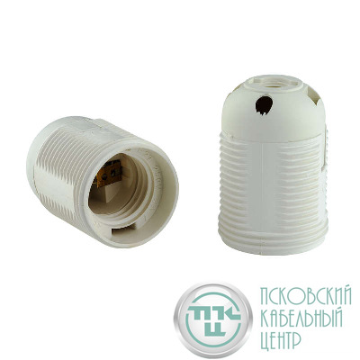 Патрон подвесной E27 фигур. бел. DUWI 24526 1