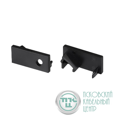 Комплект заглушек SL-BEVEL-W21 BLACK пластик (комплект) Arlight 043693