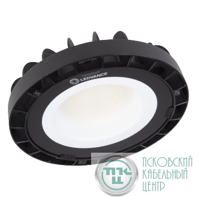 Светильник светодиодный HIGH BAY COMPACT ДСП 83Вт 6500K IP65 10000лм для высоких пролетов хайбей темперир. стекло черн. LEDVANCE 4058075708211