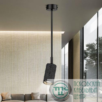 Светильник OL45 BK MR16 GU10 IP20 настенно-потолочный спот черн. Эра Б0058498
