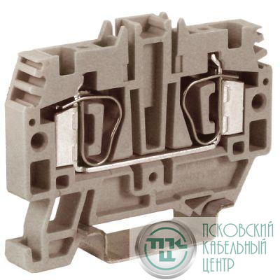 Клемма пруж. HMM.4GR 4кв.мм сер. DKC ZHM250GR