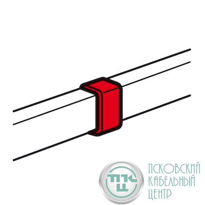 Накладка на стык для кабель-канала 32х20 Leg 033604
