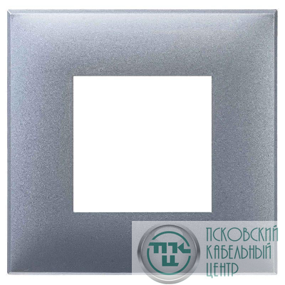 Рамка 1-м 2мод. Avanti "Закаленная сталь" DKC 4404902