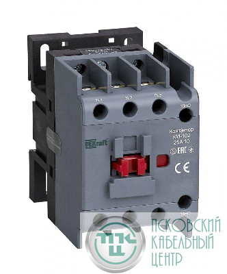 Контактор 25А 230В АС АС3 АС4 1НО+1НЗ КМ-102 DEKraft 21922DEK