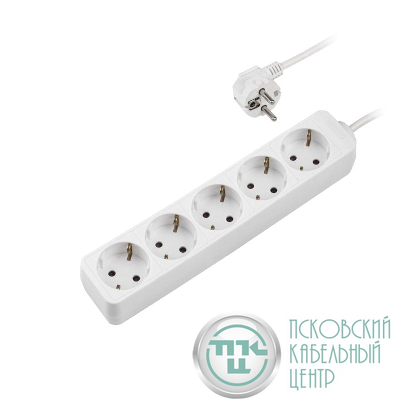 Удлинитель 5х1.5м с заземл. защитн. шторки ПВС 3х1 ФАZА 5052994