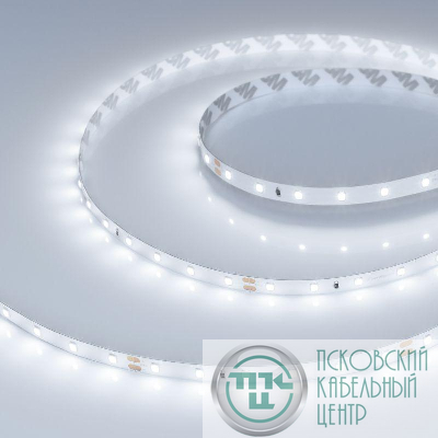 Лента светодиодная RT-A60-8mm 24V Cool 8000К 4.8Вт/м IP20 2835 открыт. (уп.5м) Arlight 016147(2)