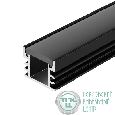 Профиль FLOOR18-H15-3000 ANOD BLACK L3000 алюм. Arlight 045672