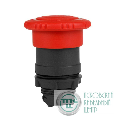 Головка кнопки OptiSignal D22 A5-ESTR 40мм авар. останова возврат поворотом пластик ZB5AS844 КЭАЗ 332298