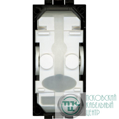 Кнопка с авт. клем. размер 1мод. без клавиши LivingLight Leg BTC LN4005A
