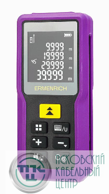 Рулетка лазерная Reel PRO GM100 фиолет. Ermenrich 85313