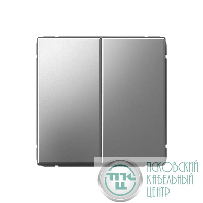 Переключатель 2-кл. ArtGallery (сх. 6/2) 10AX механизм сталь SE GAL000965