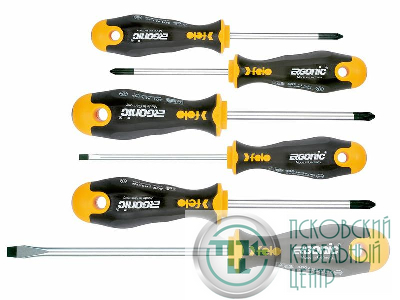 Набор отверток Ergonic в упаковке (уп.6шт) Felo 40096118