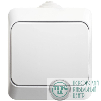 Переключатель проходной 1-кл. ОП Этюд 10А IP44 10AX бел. SE BA10-046B