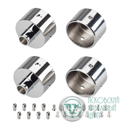 Заглушка WPH-FLEX-D22-360deg с отверстием металл (комплект) Arlight 046102