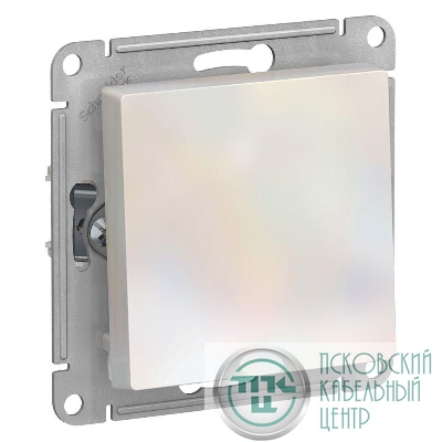Выключатель 1-кл. СП AtlasDesign 10А IP20 (сх. 1) 10AX механизм жемчуж. SE ATN000411