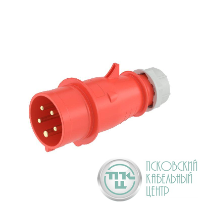 Вилка эл. каб. 16А 3P+E+N 400В IP44 DKC DIS2131637