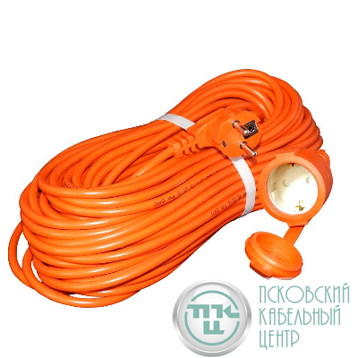 Удлинитель-шнур 1х10м с заземл. 10А IP54 УШ-10 ПВС 3х0.75 с защ. крышкой UNIVersal 9632008
