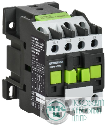 Контактор КМИе-10910 9А 110В/АС3 1НО GENERICA KKME11-009-110-10