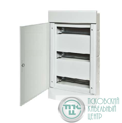 Щиток СП Тусо 36мод. с непрозрач. двер. 547х299х103мм сер. Ruvinil 68136С
