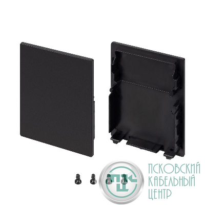 Заглушка SL-LINE-4050-3L-MIDDLE BLACK глухая пластик (комплект) Arlight 044676
