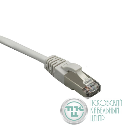 Патч-корд FTP кат.5E 4х2 26AWG (7х0.16мм) Cu LSZH сер. 3м SUPRLAN 10-0718