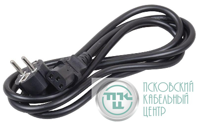 Кабель электропит. PDU 3х1.5 3м с разъемами С13-DIN49441 (немец. станд.) ITK PC-C13D-3M
