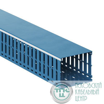 Кабель-канал перфорированный 100х80 L2000 RL12 син. DKC 01173RL