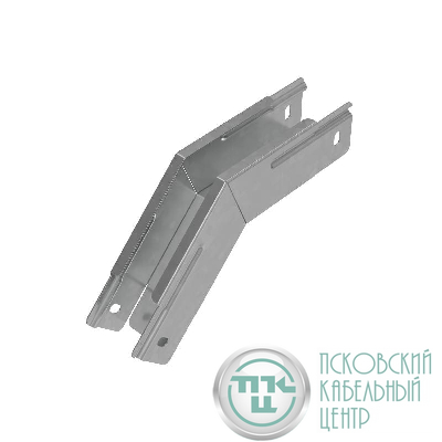 Угол для лотка вертикальный внешний 45град. 50х50 сталь 1мм "ПЛЮС" VLplus45-50-50 HD КМ PL1462
