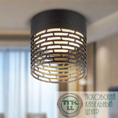 Светильник OL53 BK под лампу GX53 IP20 настенно-потолочный спот черн. Эра Б0061190