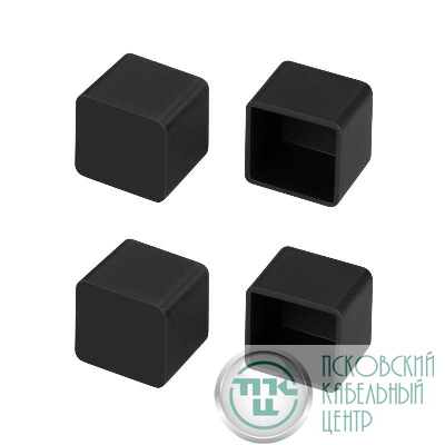 Заглушка WPH-FLEX-1616 BLACK глухая пластик (комплект) Arlight 045875