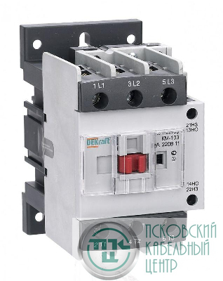 Контактор КМ-103 50А кат. 220В AC 1НО+1НЗ AC-3 DEKraft 22133DEK