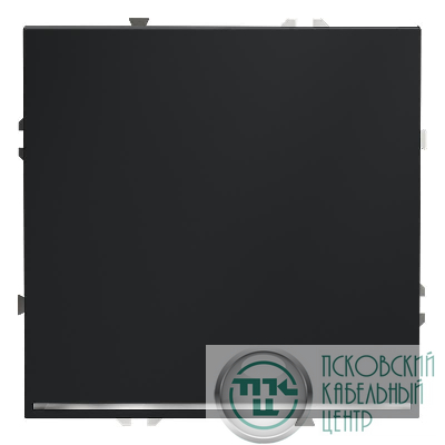 Переключатель проходной 1-кл. СП S70 10А с подсветкой механизм графит Voltum VLS010407