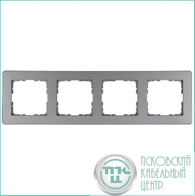 Рамка 4-м G-Flex алюм. Jasmart G1104S