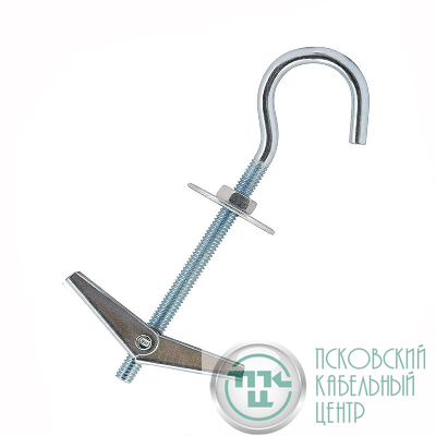 Анкер складной пружинный с крюком М4 (уп.1шт) Tech-Krep/Zitar 103898